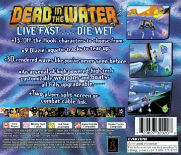 Dead in the Water (US) box cover back